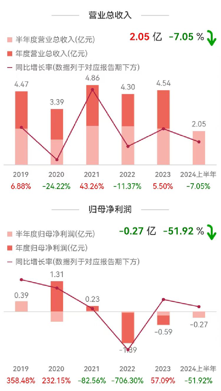 財(cái)報(bào)透視｜虧損繼續(xù)擴(kuò)大！美爾雅上半年凈利腰斬，曾連續(xù)兩年財(cái)報(bào)被“非標(biāo)”遭監(jiān)管追問  第2張