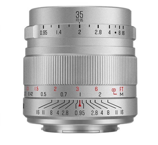 星曜 35mm F0.95 APS-C 相機鏡頭新增銀色版：金屬機身、號稱“全開可用”，1199 元