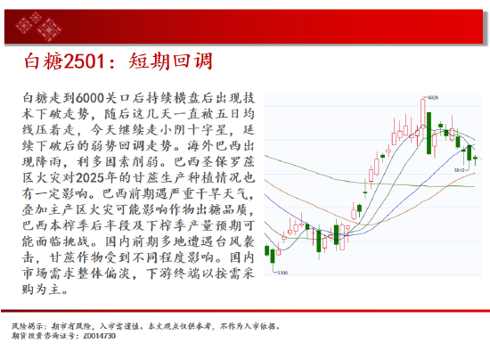 中天期貨:白糖短期回調(diào) 紙漿區(qū)間震蕩  第15張